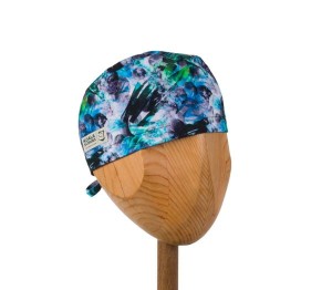 czepek light b-553 "Oszronione liście"