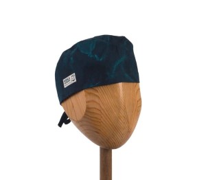 czepek light b-556 "Zielony marmur"